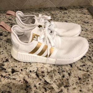 NMD! Gold and white!